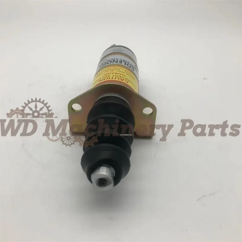 1502 Series Fuel Shut Off Solenoid 366-07197 1502-12C7U2B2S1 SA-3405T for Lister Petter Diesel Engine Stop Solenoid 12VDC