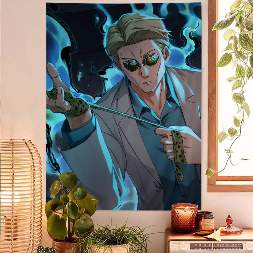 

Kento Nanami Jujutsu Kaisen Chart Tapestry Home Decoration Hippie Bohemian Decoration Divination Wall Hanging Home Decor