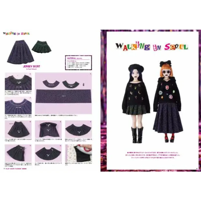 Dollybird Vol.36 Sewing Book Cherry 1/6 Clothes Nendoroid Doll Face Custom QLY's Little Lamb Dress Pattern Japanese Version