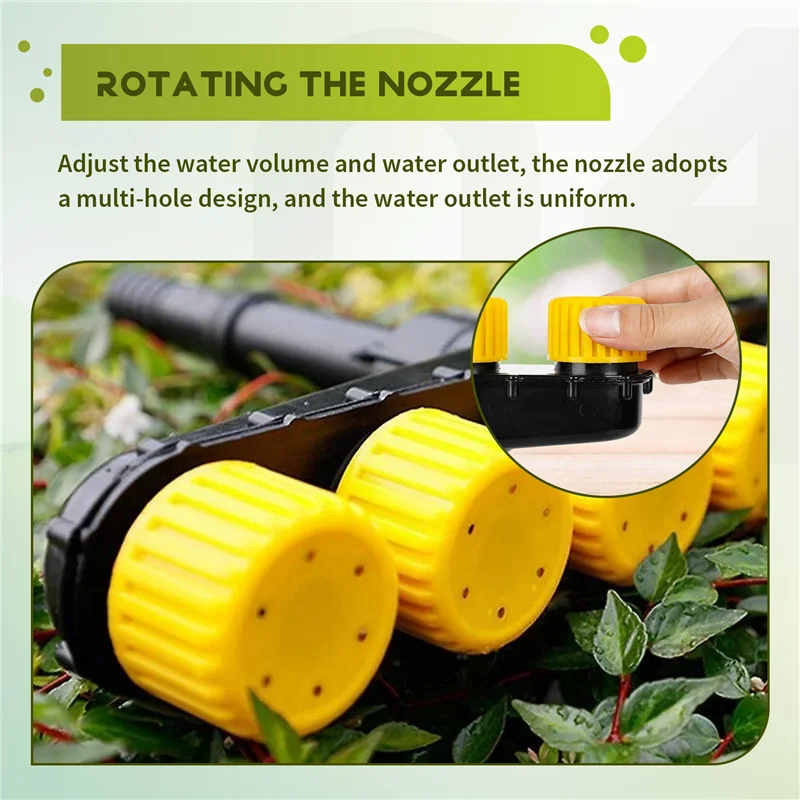 

YLS-Agriculture Garden Mist Nozzle Garden Lawn Sprinkler Farm Vegetable Irrigation High Flow Watering Tool