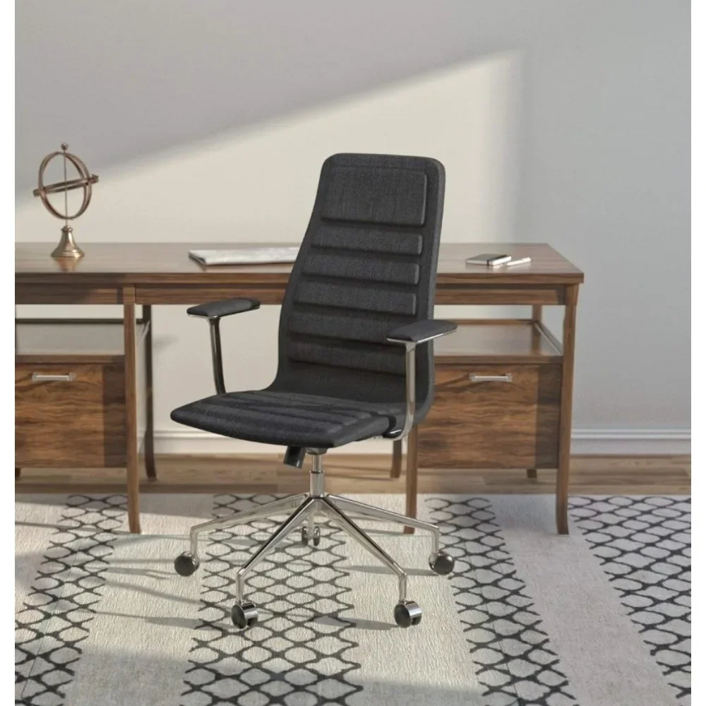 Glass Office Chair Mat 46” X 60” Desk Mat with Ultra-Clear Safety Glass/Creates Smooth, Office Chairs