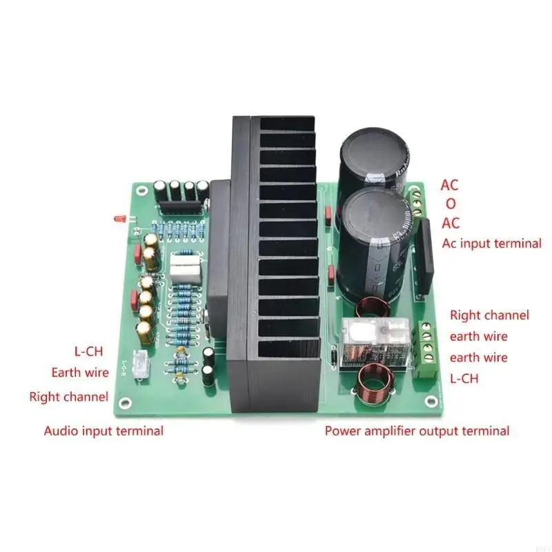 

R6FF Highly Fidelity STK412530 Amplifier 200Wx2 Home Low-Frequency Strength Amplifier