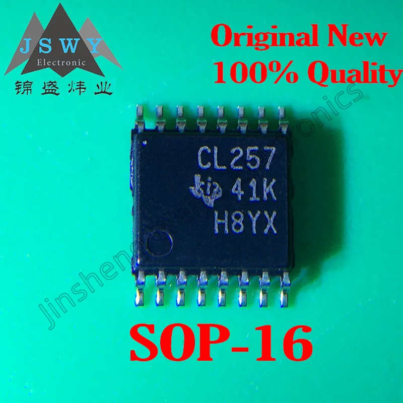 

(10/50PCS) SN74CBTLV3257PWR SN74CBTLV3257 CL257 TSSOP-16 package 4-channel single-pole double-throw analog switch chip original