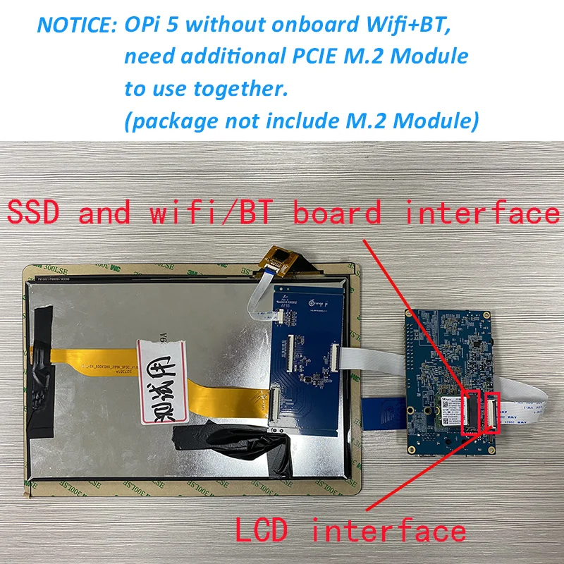 Orange Pi 5 8 ГБ RK3588S 8-ядерный 64-битный модуль PCIE Внешний Wi-Fi + BT Gigabit Ethernet Одноплатный опционально для Orange Pi 5