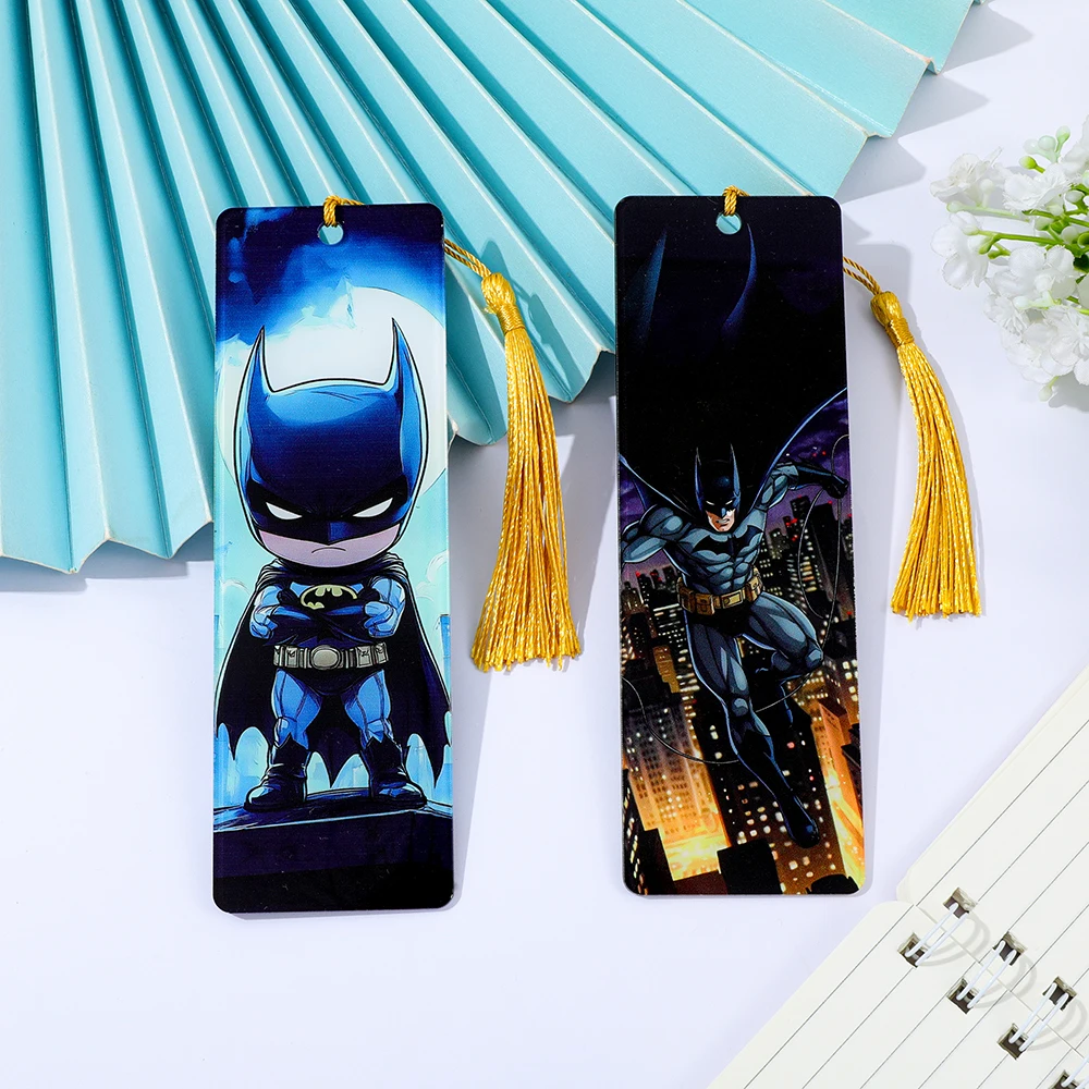 Batman Acrylic Bookmark for Comic Fans and Collectors, Reading at Home or Office, Christmas Birthday Thanksgiving Gift