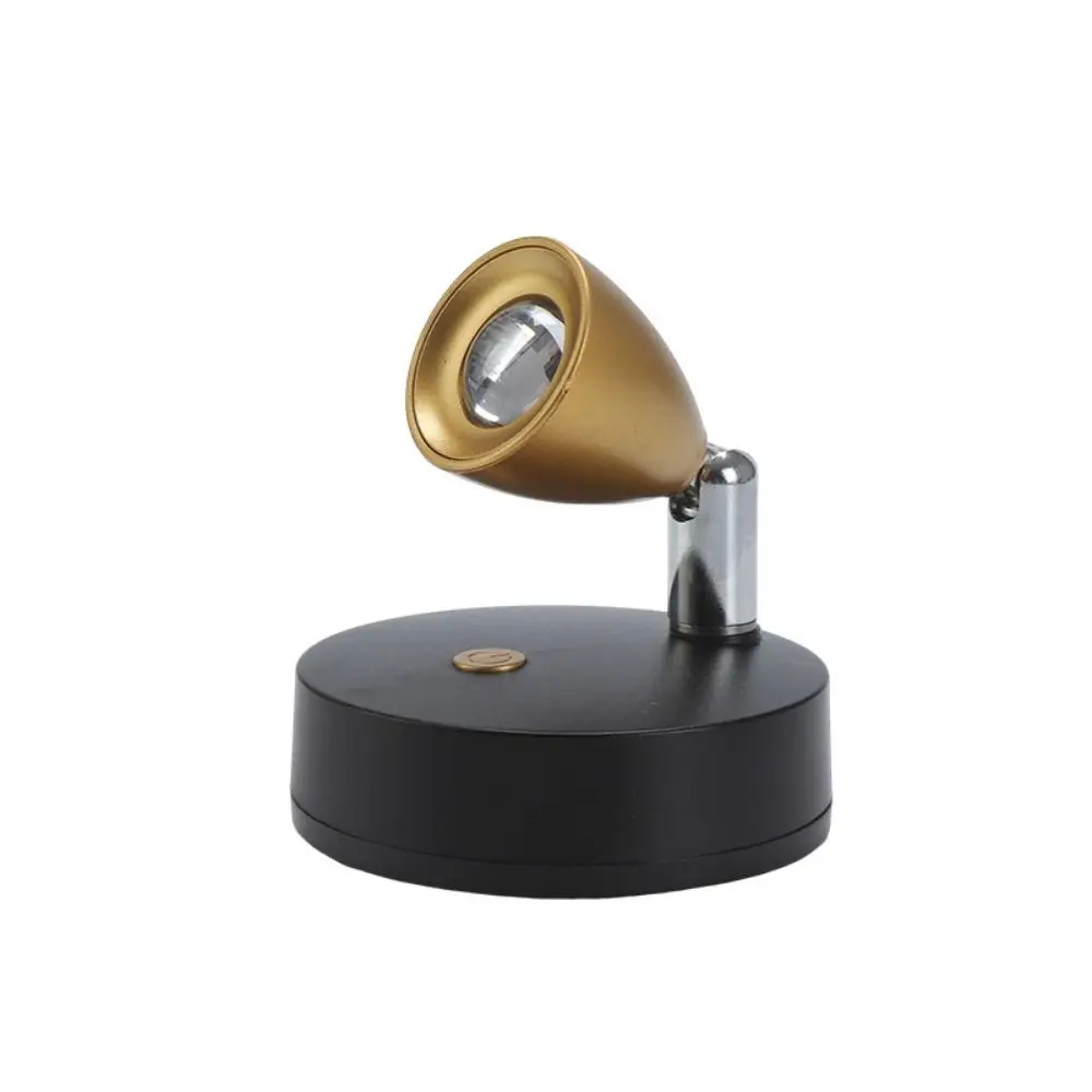 Magnetic Suction Magnetic LED Spotlight 13 Colors Rotatable Head Wireless Night Light Battery Operated Dimmable Wall Lamp