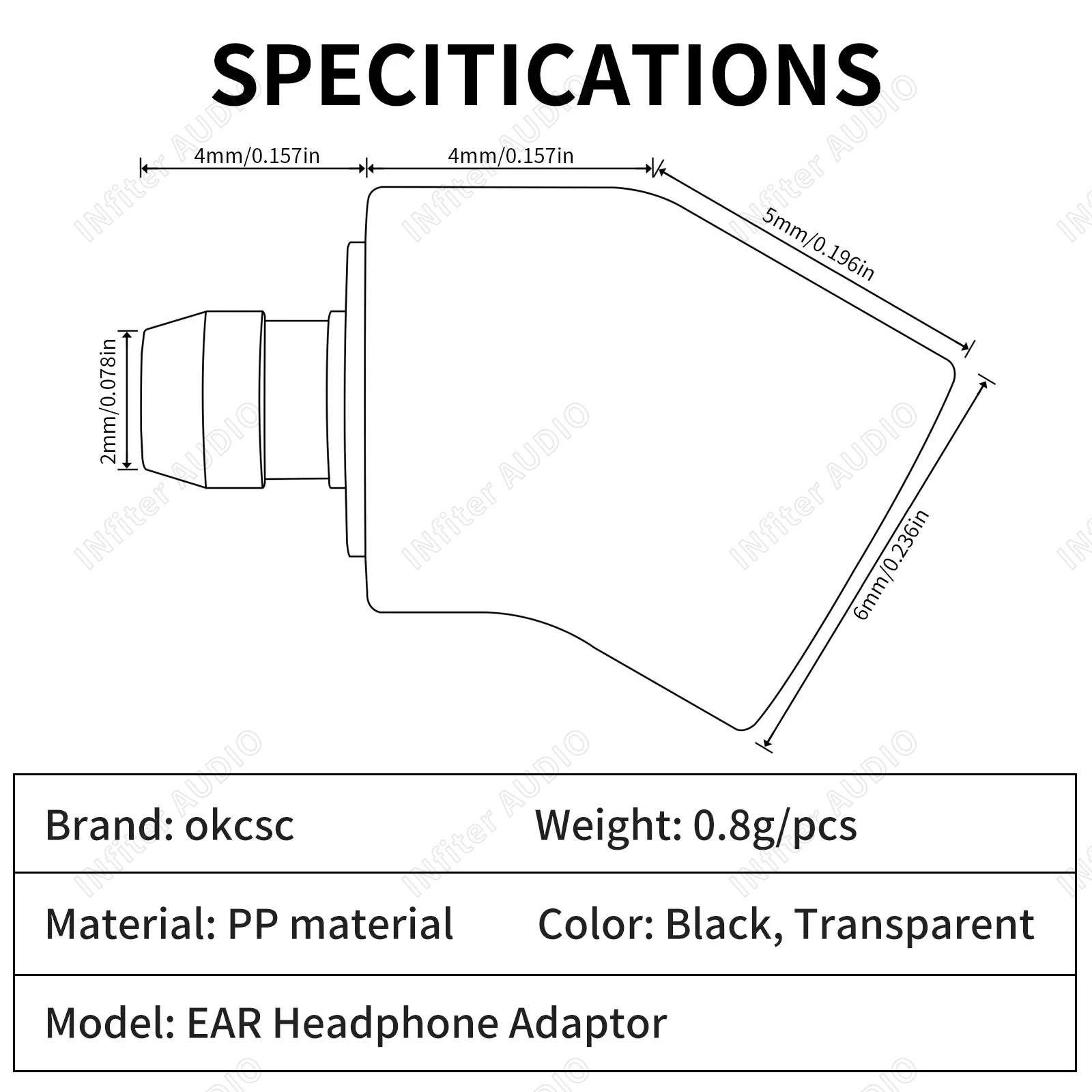 pentaconn ear mmcx pentaconn ear to mmcx adapter mmcx pentaconn ear mmcx to pentaconn mmcx to pe adapter for Acoustune PE HS1790