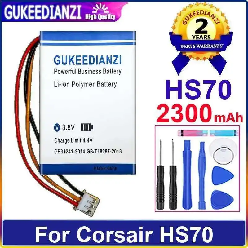

Стабиль для Corsair HS70 2300 мАч надежный аккумулятор для наушников