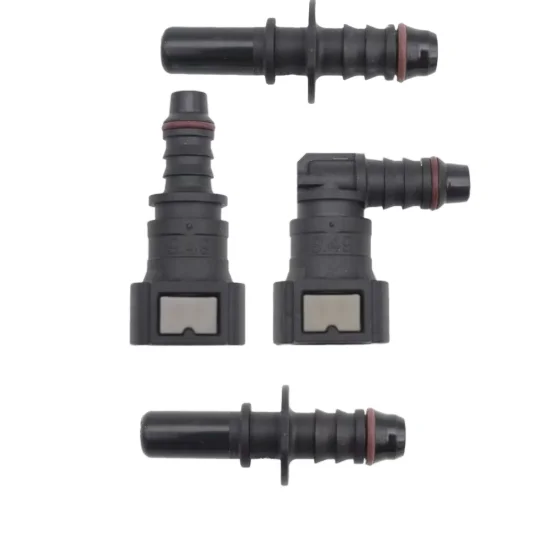 Fuel Pipe Quick Connector 9.49-ID8 Straight Through+male Connector ID8 Bend Automotive Fuel System Accessories