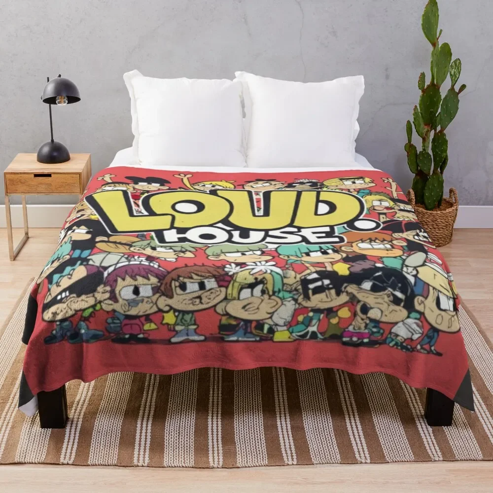 

Loud House Throw Blanket Loose Polar Travel Blankets