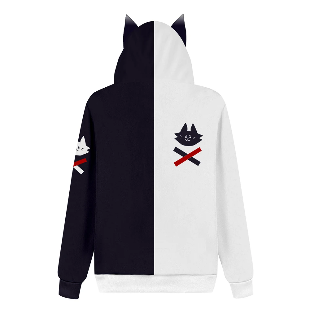 Ookami Mio Cosplay Hoodie para homens e mulheres, Hololive, Cos VTuber, moletom impresso em 3D, streetwear casual, pulôver Halloween