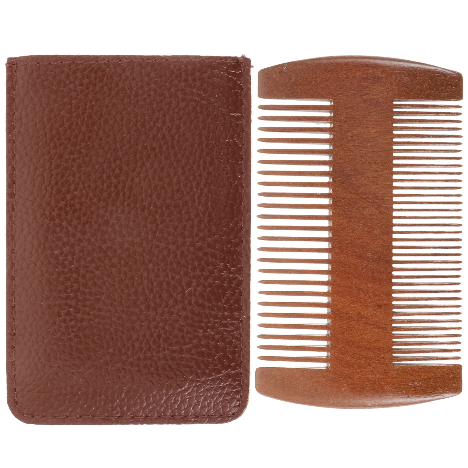 

Balsamo Beard Comb Handmade Wood Double-Sided Durable Anti Static Coarse Fine Teeth Grooming Mustache Beard Comb