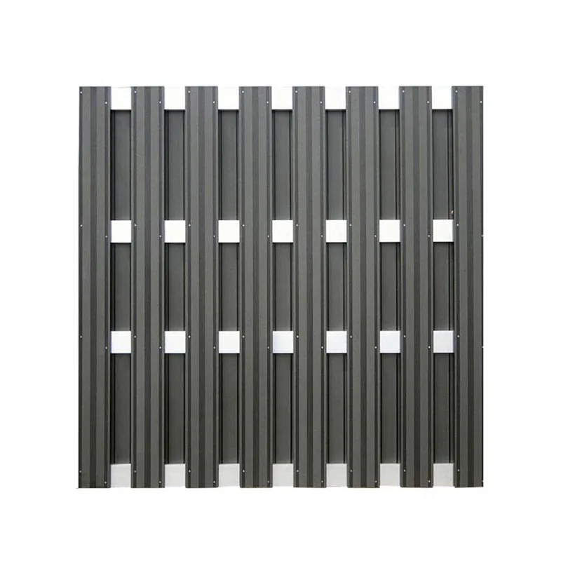 

DIY Wood Plastic Composite fencing 1.8*1.8 M(6ft) Aluminium Wpc Panel Fence