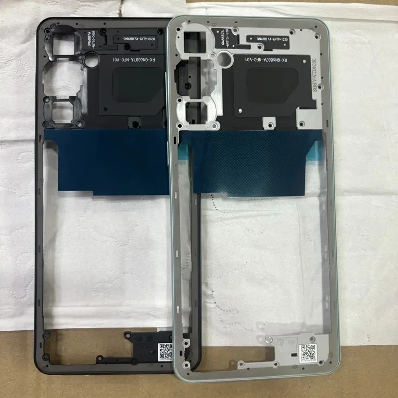 Поп для Samsung Galaxy M55 5G M556, задняя крышка, средняя рамка, держатель, ремонт и замена корпуса