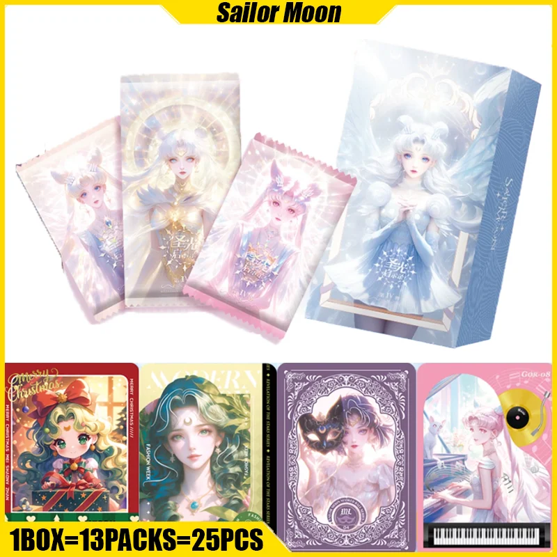 Sailor Moon Cards Revelation of The Stars Series Anime Collection Cards Mistery Box Board Games Toys Birthday Gifts for Kids