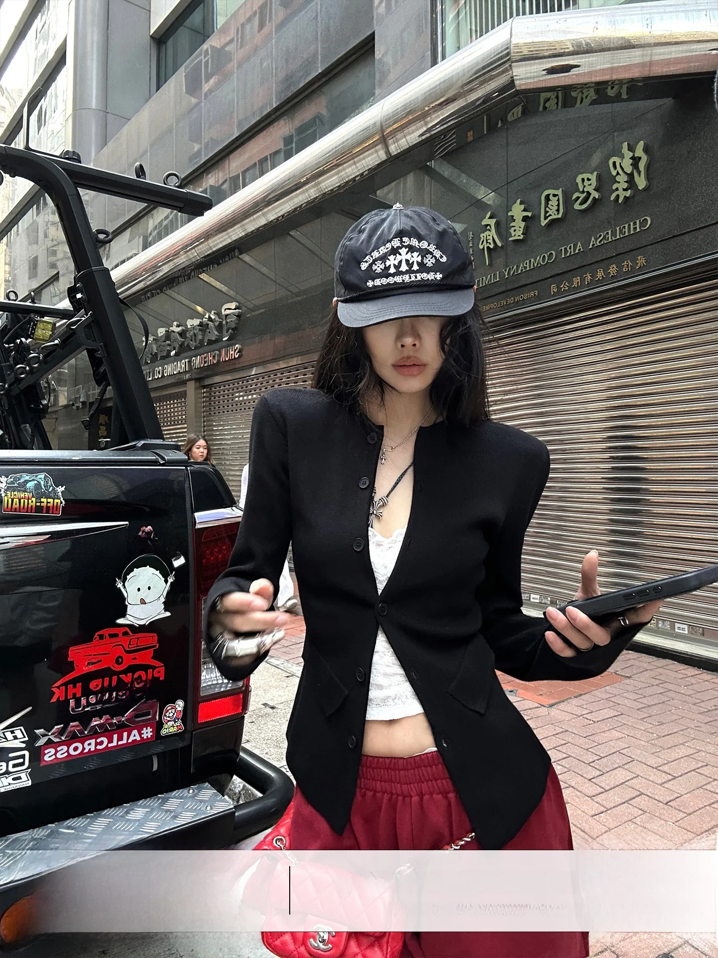 

Bla Knitted Slim Fit Stand Collar Cardigan WARDEN Casual Sle Long Sve Ladies Faion Spring New Arrival