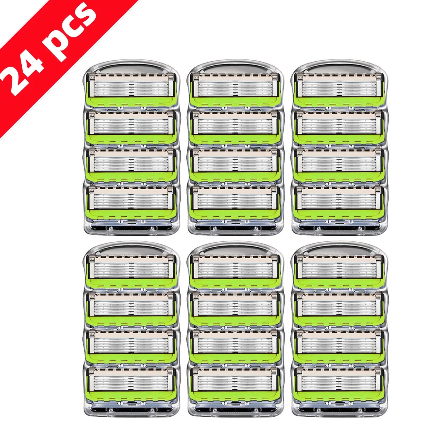 4-32 szt. Ostrze ze stali nierdzewnej ostre 5-warstwowe maszynka do golenia bezpieczeństwa do ręcznej maszynki do golenia Fusion wymiana ostrzy wkłady ostrza