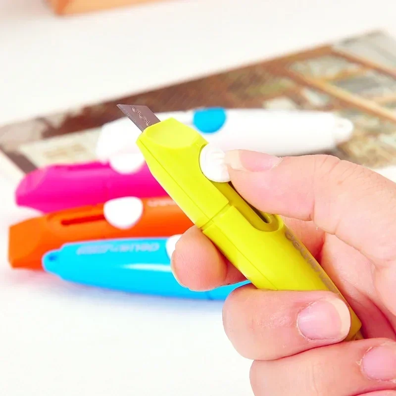 Portable Mini Package Opener 2Pcs Small Carton Cutter Utility Paper Knife For Mail Letters Parcels Office Home Supplies