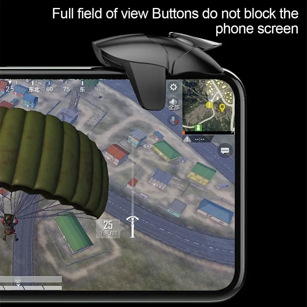 1 Pair SKS Mobile Phone Trigger Game Peripheral Gamepad Continuous Firing Shoulder Button Press High-sensitivity Aiming Key