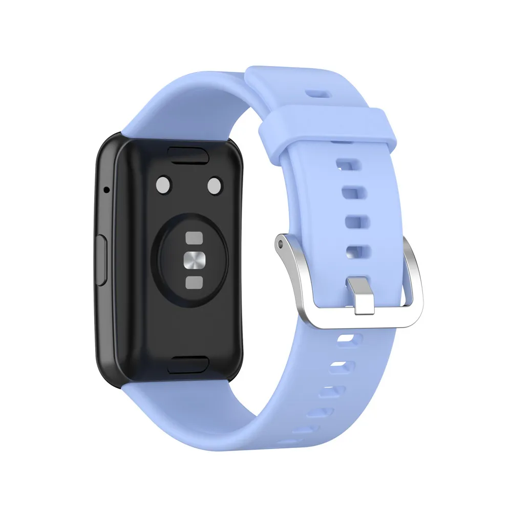 BEHUA Buntes Silikonarmband für Huawei Watch Fit Original Smartwatch-Zubehör, Handgelenksband mit Werkzeug, einfache Anpassung – Detail 25