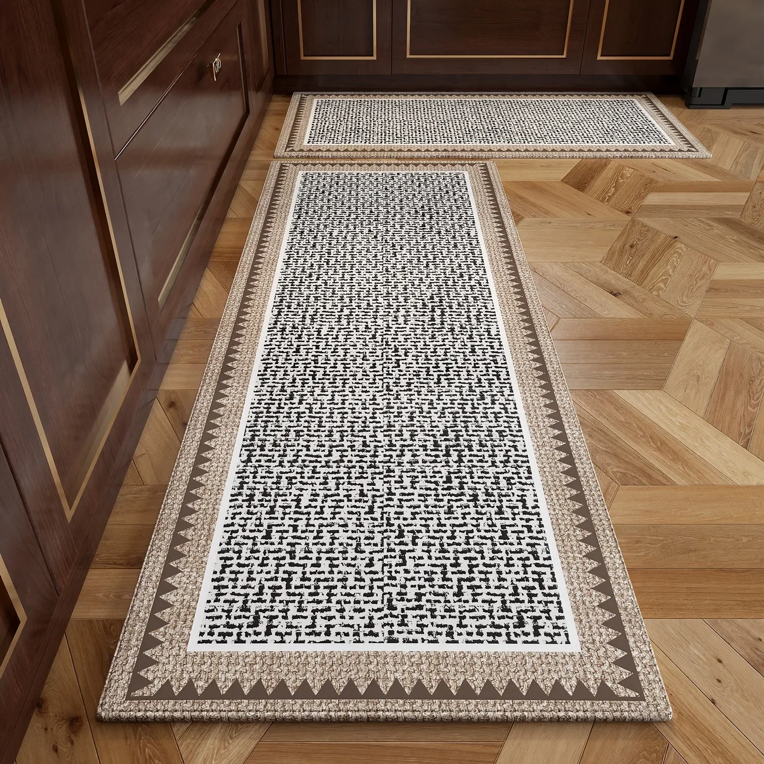 

Carpet for Kitchen Runner Rug Non-slip Floor Mat Long Carpets Elegant Minimalist Style Home Decoration Rugs 주방 카펫