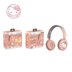 NEW Hello Kitty Cute Bluetooth Headphone Wireless Headsets Anime Cartoon Stereo Headset Earphone With Mic  Hottie Y2k Gifts