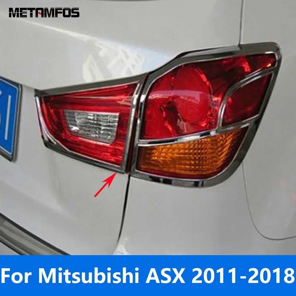 

Rear Light Lamp Cover Trim For Mitsubishi ASX RVR Outlander Sport 2011-2016 2017 2018 Chrome Taillamp Decoration Accessories