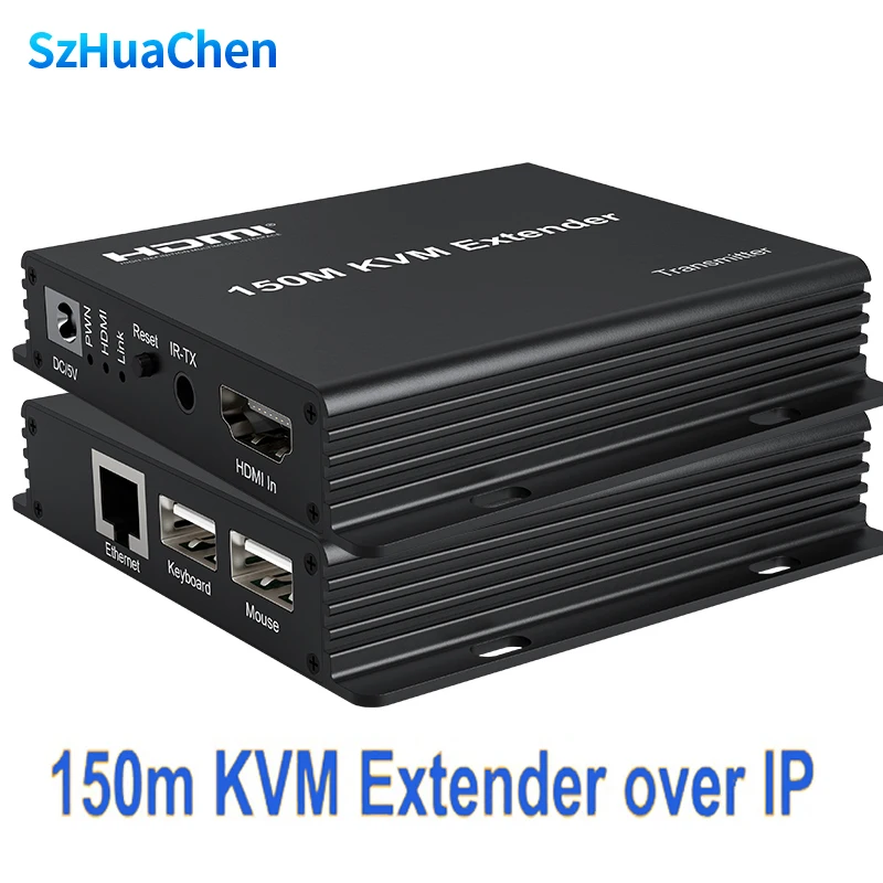 HDMI KVM Extender RJ45 1080P 150M over IP HDMI to Ethernet Lan Network cable Muitl extender Over Cat5e/6 Point to Point For PS3