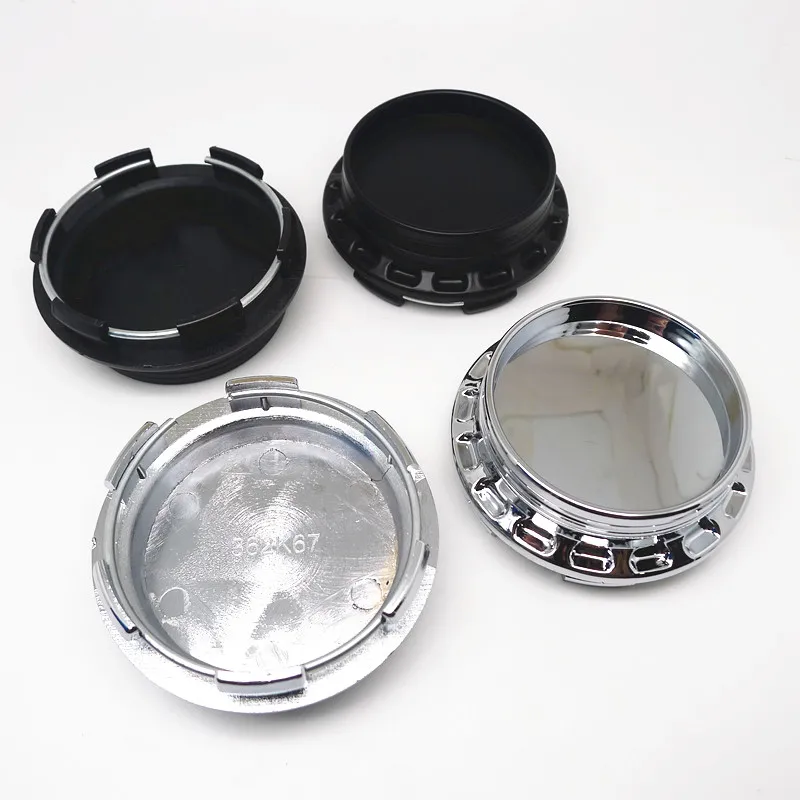 4pcs 67mm Wheel Cap Center Hub Cover Auto Rims Dust Proof Hubcaps Emblem