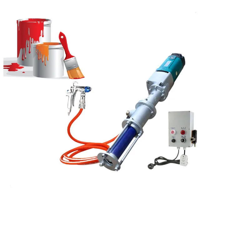 

2.8KW Real Stone Paint Spraying Machine Spray Gun Putty Conveying Waterproof Spraying Machine Coating Machine