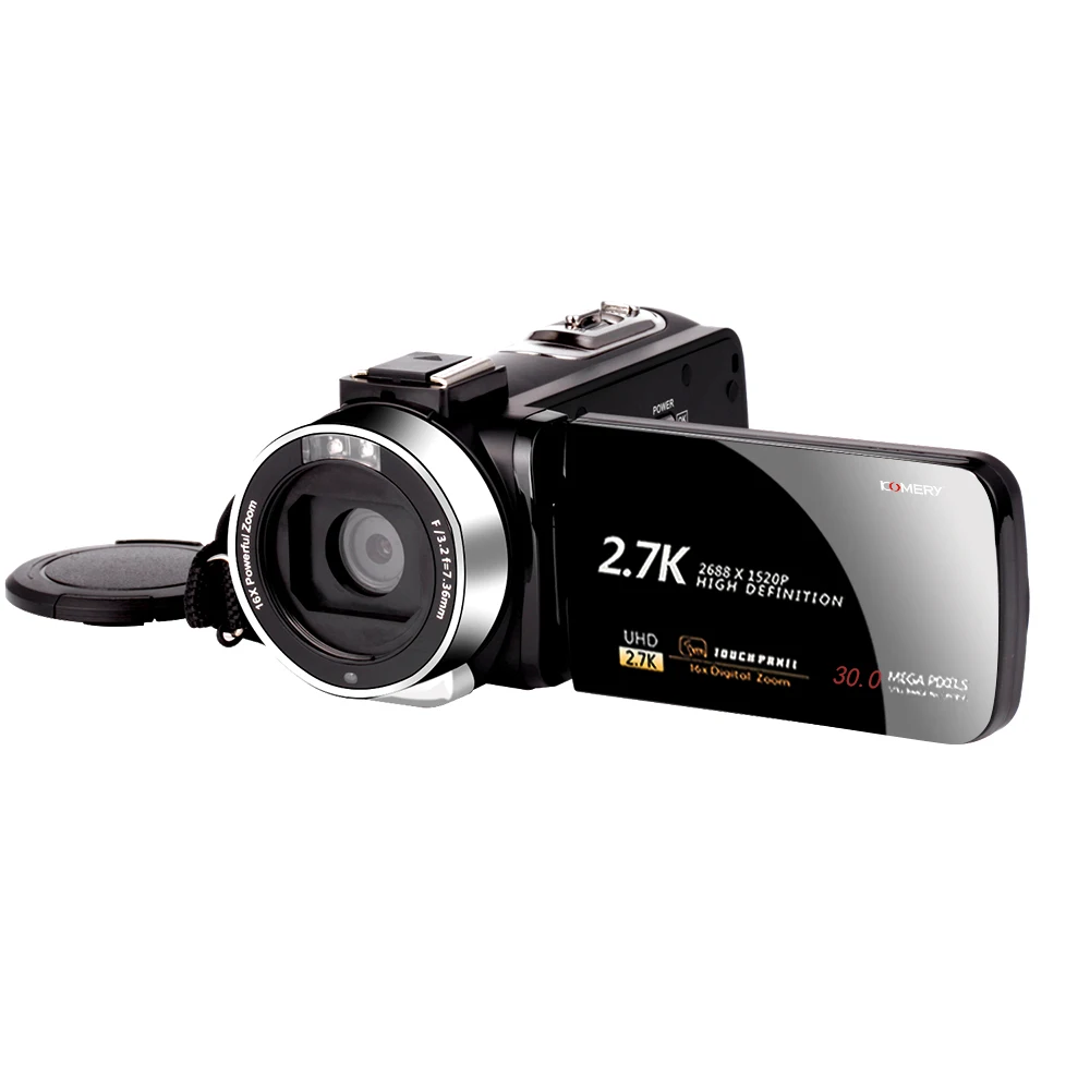 

2.7K 30MP Video Camcorder Handy cam 16X Zoom Streaming For Tiktok X Photography Video Digital Recorder Vlog Touch Camera