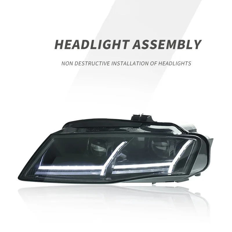 LED-Scheinwerfer für A4 A4L 2009-2012 LED-Scheinwerfer-Upgrade Matrix Voll-LED Tagfahrlichter Plug & Play