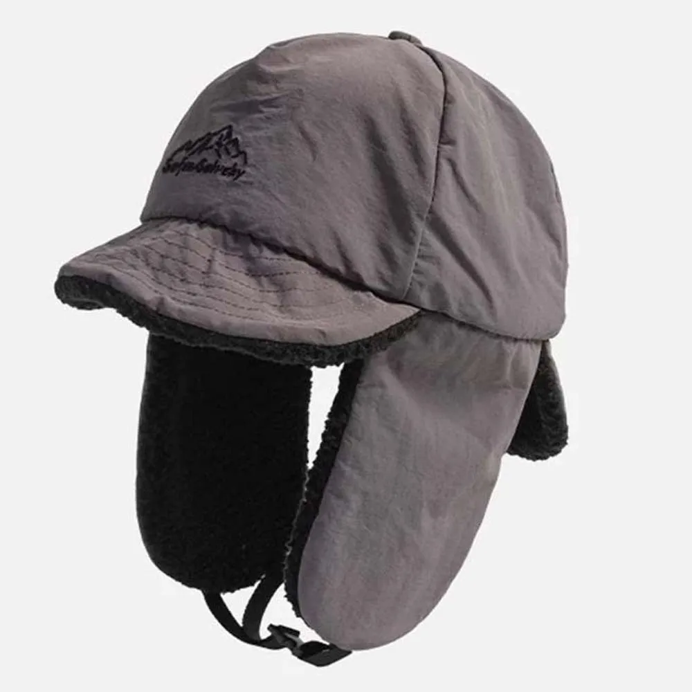 النمط الياباني غطاء حماية الأذن متعدد الوظائف سميكة غطاء للأذنين قبعة بواقٍ للشمس القطبية الصوف خفيفة الوزن يندبروف قبعة الطيار #3