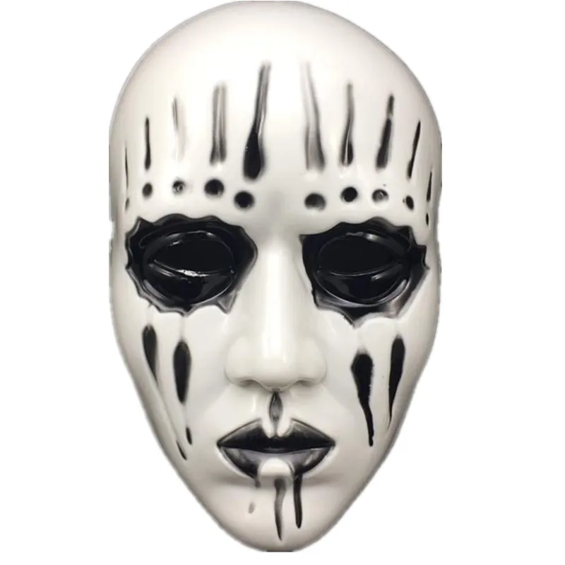 Black White Full Face Mask Deluxe Halloween Superhero Theme Party Cosplay Mask Masquerade Costume New