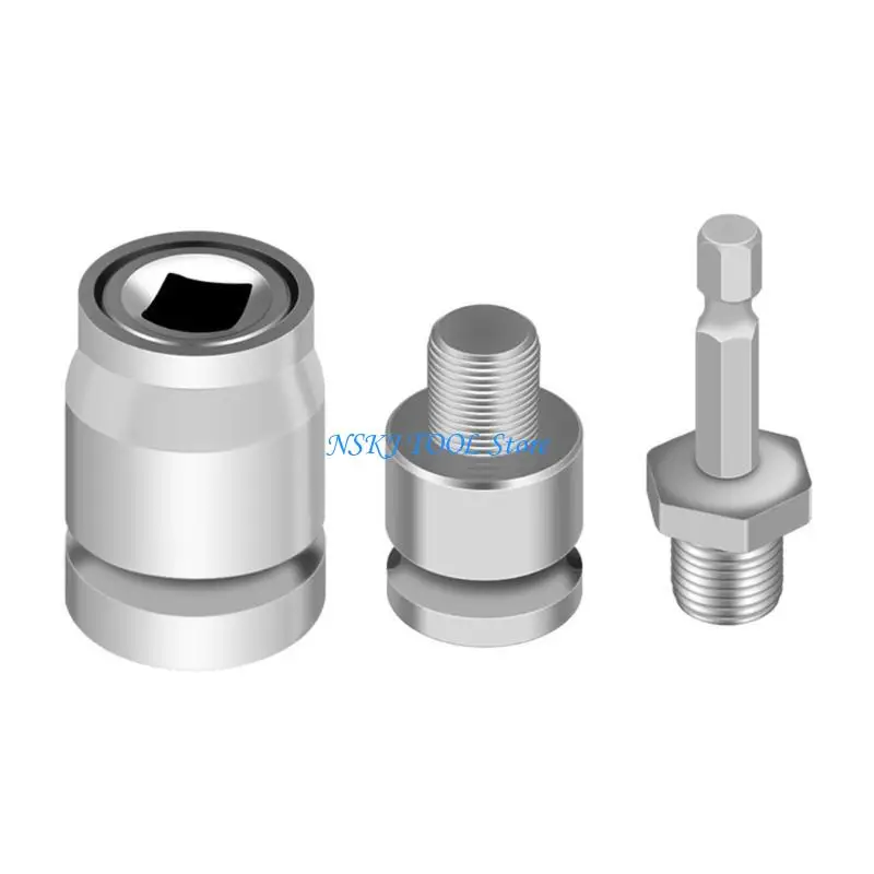 

L8RC Impact Wrench to Electric Hammer Adapter Carbon Steel Electric Hammer Converters Adapter for Drill Wrench Accessories
