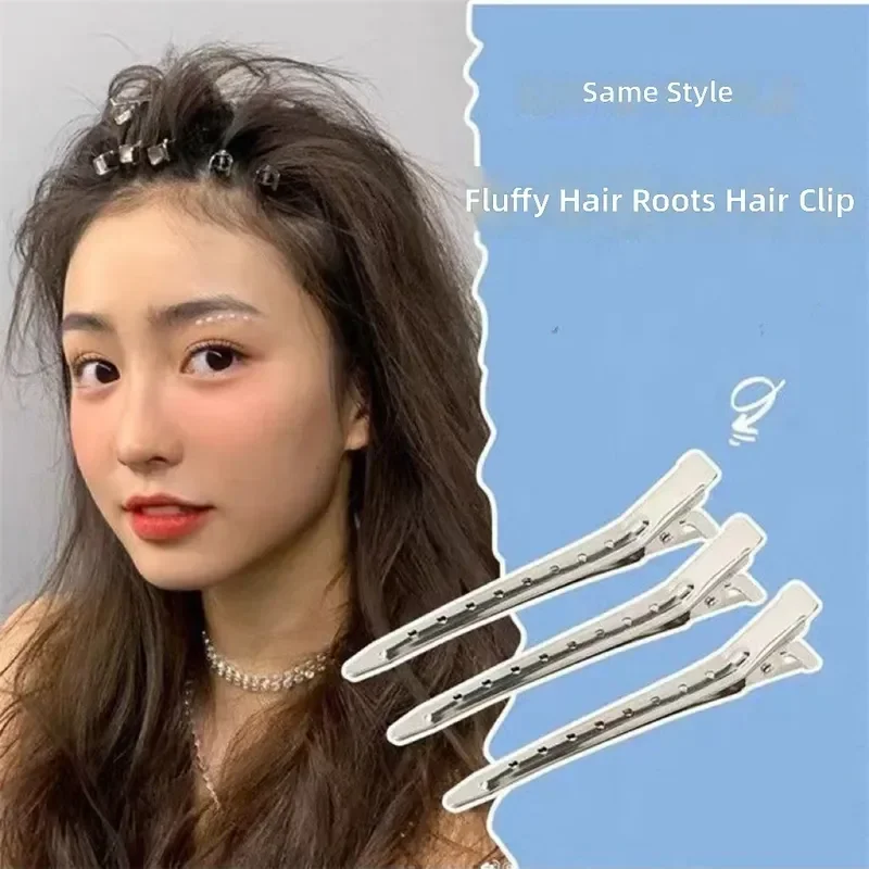 2026 Stylish Simple Geometric Duck Bill Clip 5-Piece Set Metal Style Niche Design Hairpin Personalized Internet Celebrity