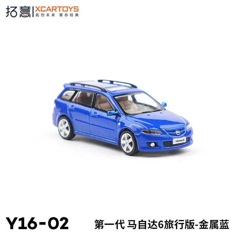 XCARTOYS 1:64 First Generation, Mazda 6 Travel Version Alloy Car Model Ornament Toy Man