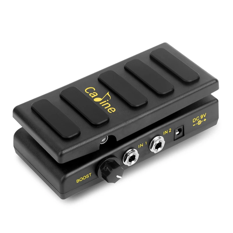 

Caline CP-31P Volume Pedal With Boost Function Guitar Effect Pedal Vol Pedal Dual Channel DC 9V Input Guitar Replacement Parts
