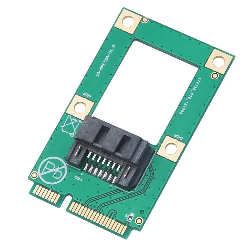 MSATA To SATA Converter Card Mini SATA To 7-Pin SATA Extension Adapter Full-high Half-size for 2.5