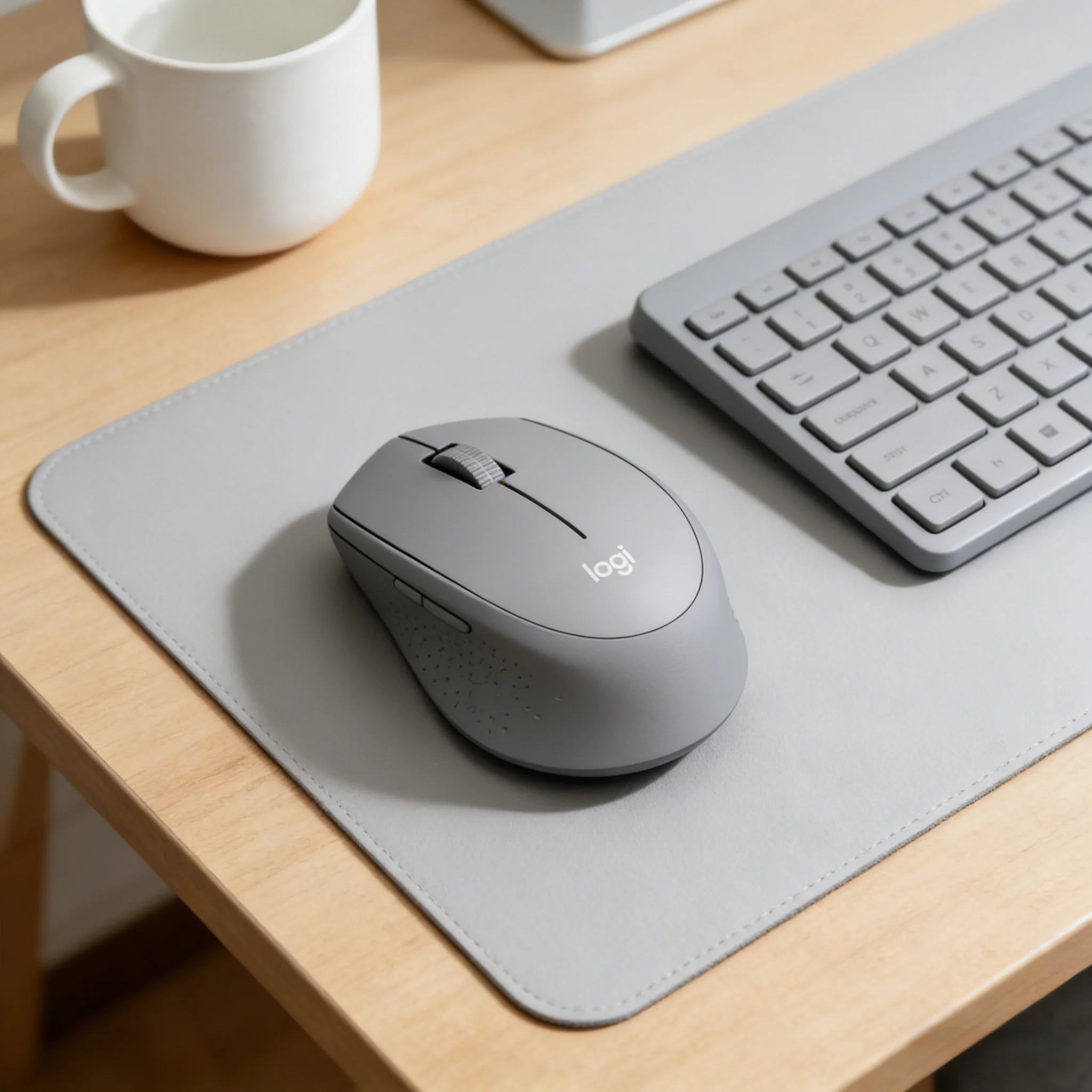 

Logitech M330 Silent Plus Wireless Mouse, 90% Noise Reduction, 2.4G USB Nano Receiver, Right-hand Ergonomic for Office Laptop PC