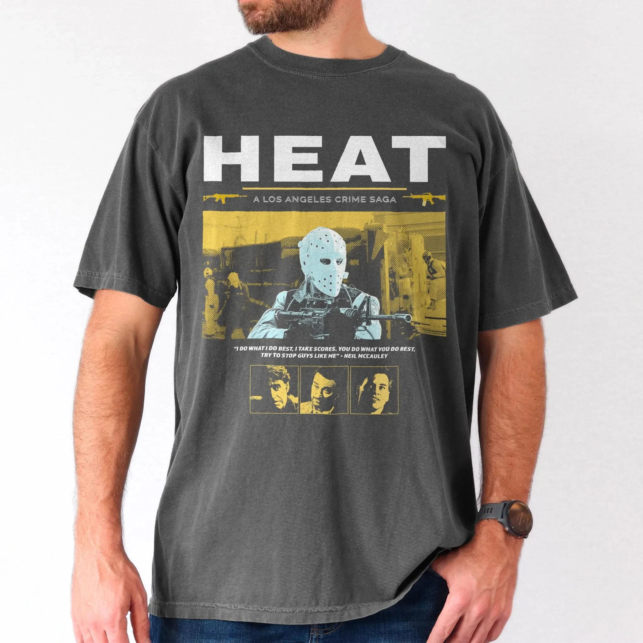 

Футболки 90-х годов Heist Movie, футболки из криминальных фильмов, футболки из культовых фильмов Футболки с тематикой фильмов, хлопковая уличная одежда унисекс, модные топы