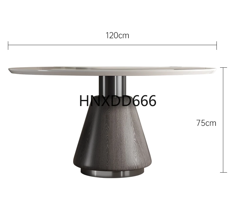 

Living room Household Italian minimalist turntable Dining table