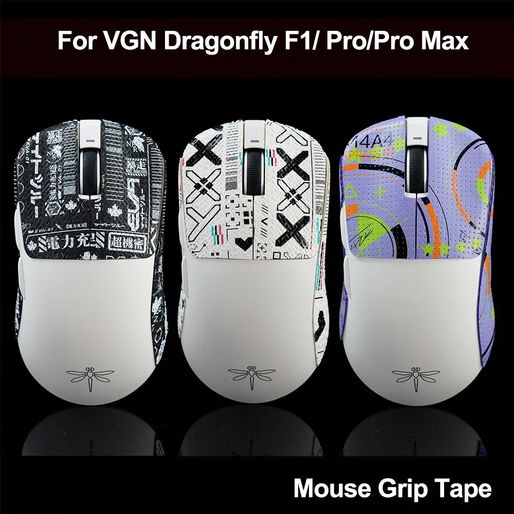 

DIY TBTL Mouse Grip Tape For VGN Dragonfly F1/ Pro/Pro Max Sticker Lizard Skin Suck Sweat Non Slip Pre Cut Easy Install