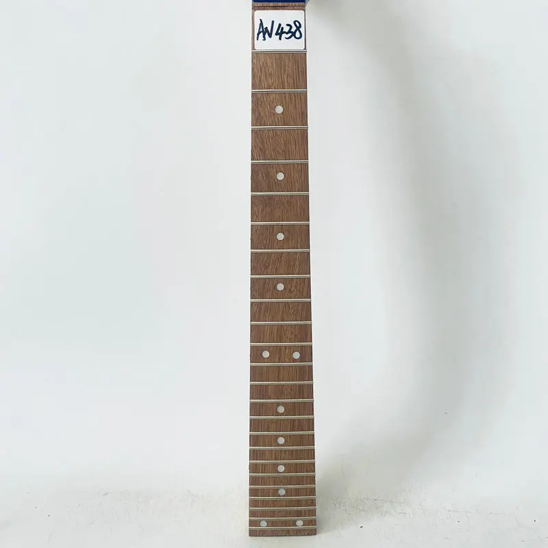 AN438 Short Scales Length Mini and Travel Electric Guitar Neck Unfinished 24 Frets Genuine Ibanez Mikro PGM Signature Reversed