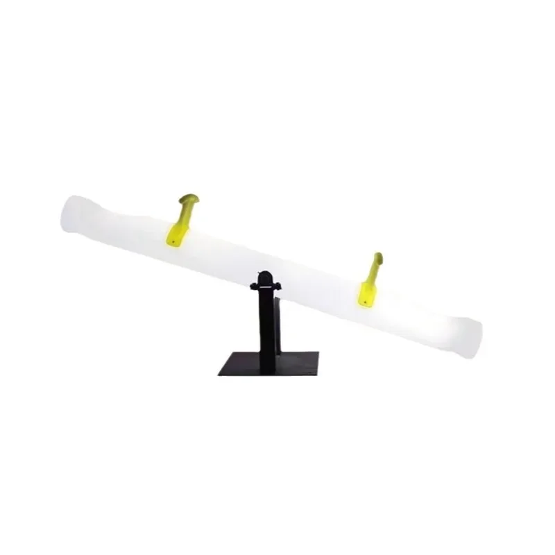 Square colorful double seesaw parent-child interactive props outdoor waterproof deer head park landscape lighting decoration