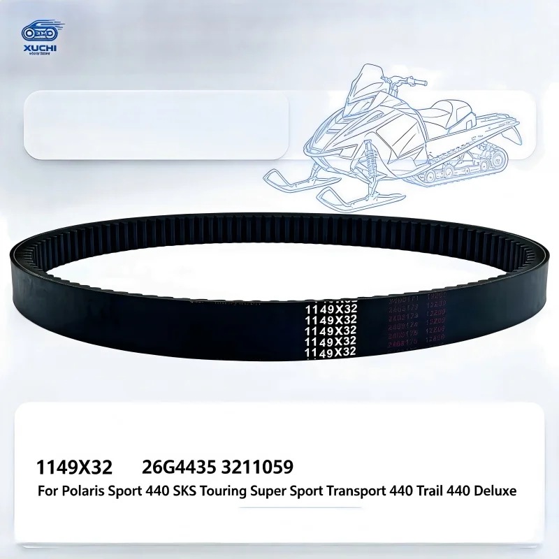 For Polaris Sport 440 SKS Touring Super Sport Transport 440 Trail 440 Deluxe Snowmobile Drive Belt 1149X32 26G4435 3211059 Drive