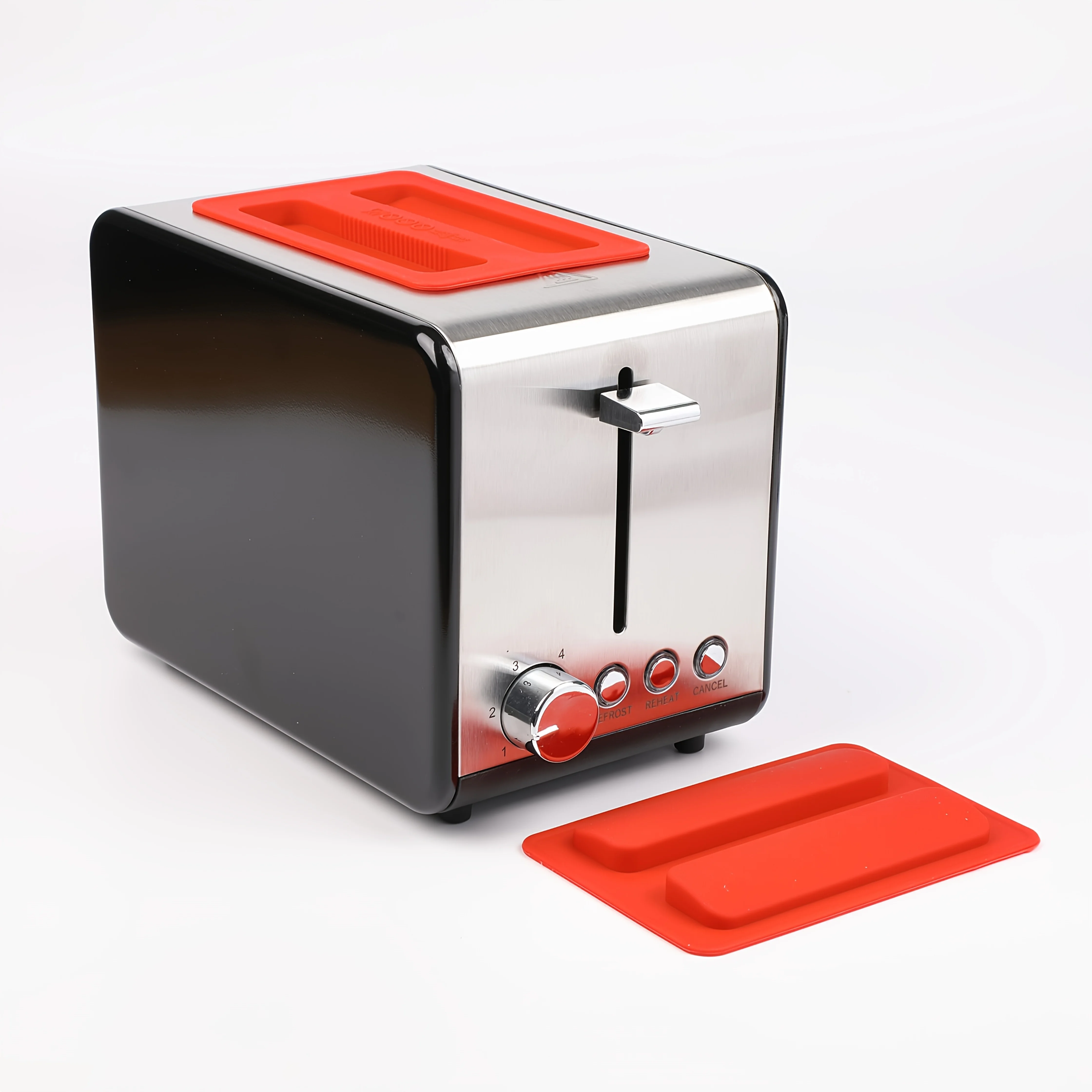 Toaster Cover,Silicone Toaster Lid Bread Machine Cover Wide Slot,Electric Bread Maker Upper Covers for Clean Organized Kitchen