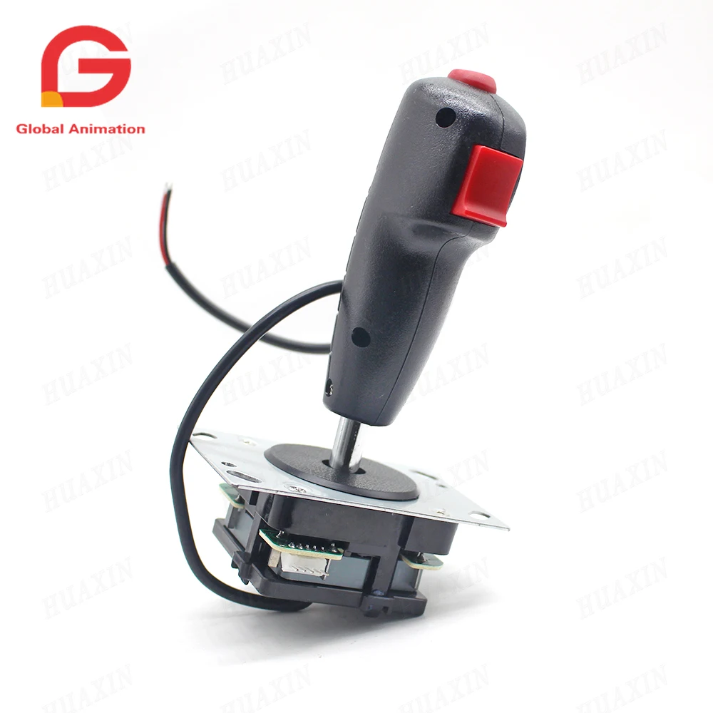 Joystick with Trigger and Top Fire Button, for Arcade Game, 8 Way Flight Joystick, Micro switch, 8Pin