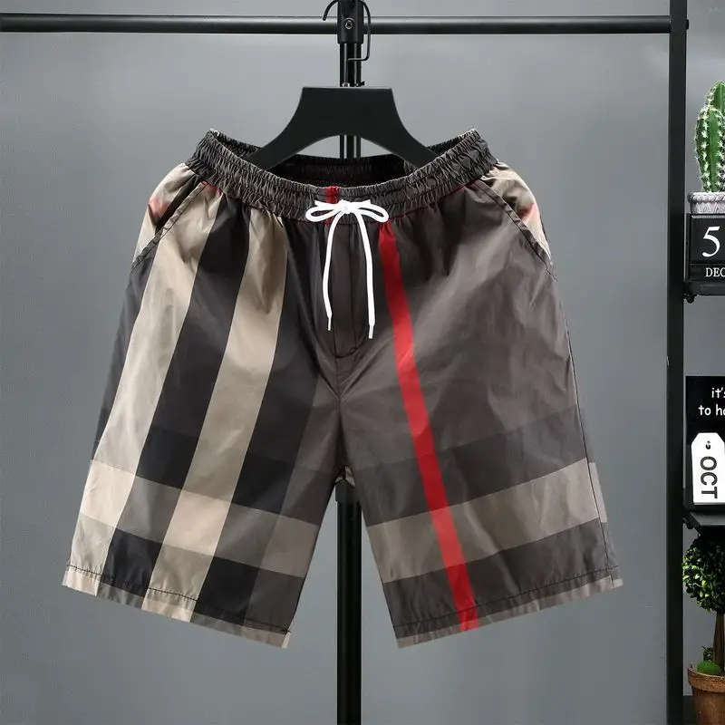 شورت رجالي سريع الجفاف، سروال متوسط مطبوع عصري، شورت روحي للرجال صيفي فضفاض للياقة البدنية بخمس نقاط