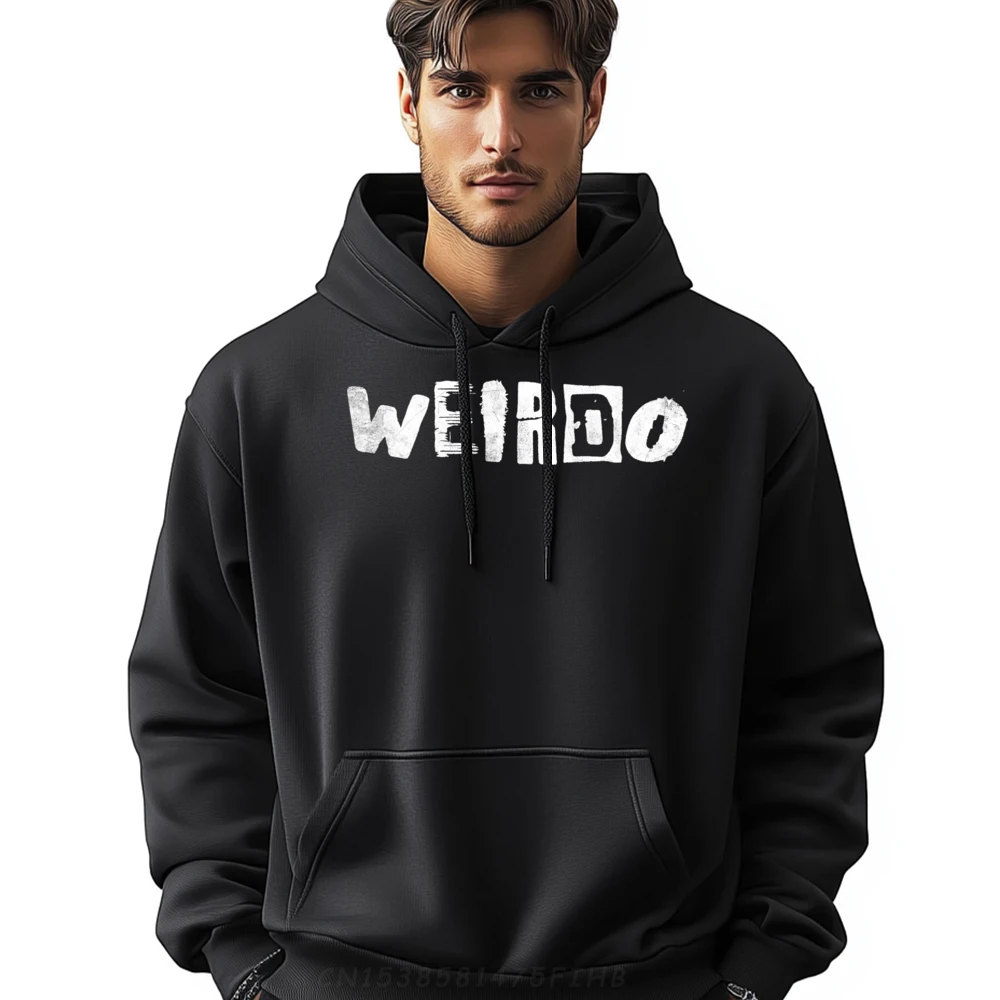 

Black Goth Punk Emo Weirdo Sweatshirt Printed Long Sleeve Casual Cute Male Hoodies Casual Sweatshirts Crewneck Clothing